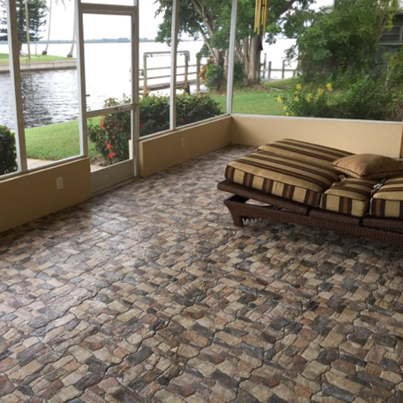 Interlocking Porcelain Patio Styles