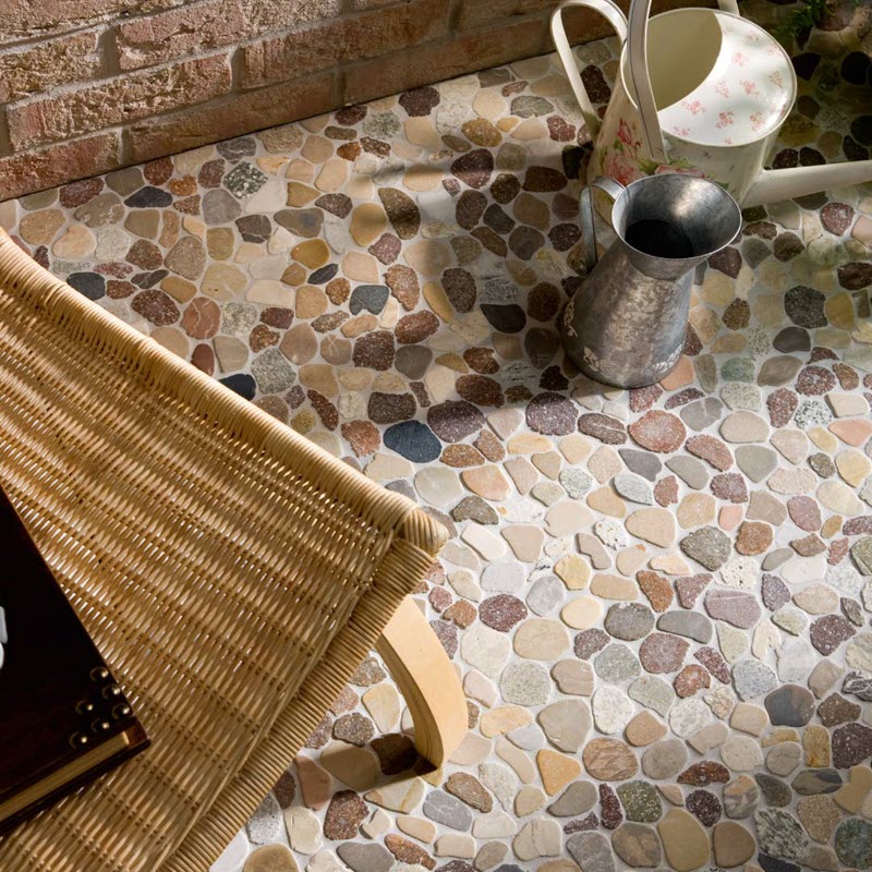 Pebble Patio Look