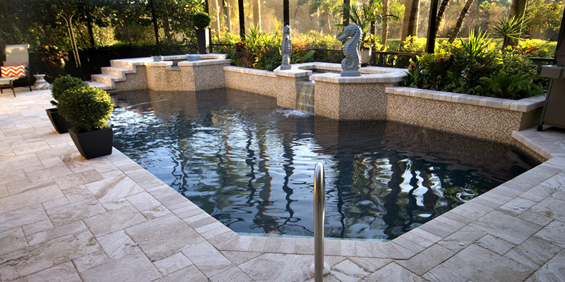 Expected and Unexpected Pool Tile Ideas for Your Backyard Spa - Tile