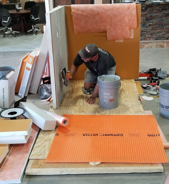 Build a Waterproof Shower Enclosure with Schluter Products Tile