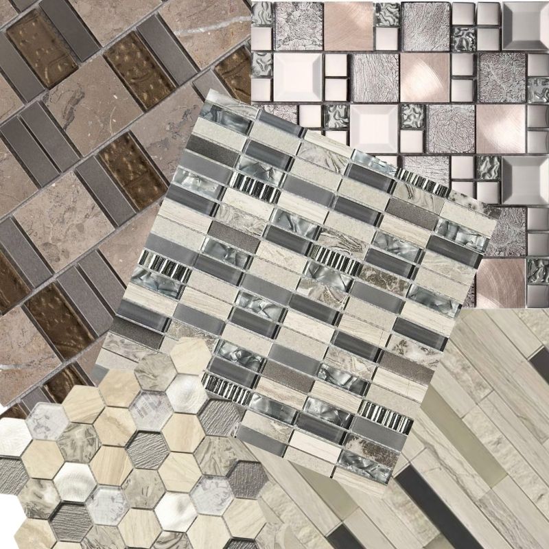 Glass Stone And Metal Decorative Mosaics Tile Outlets Of America