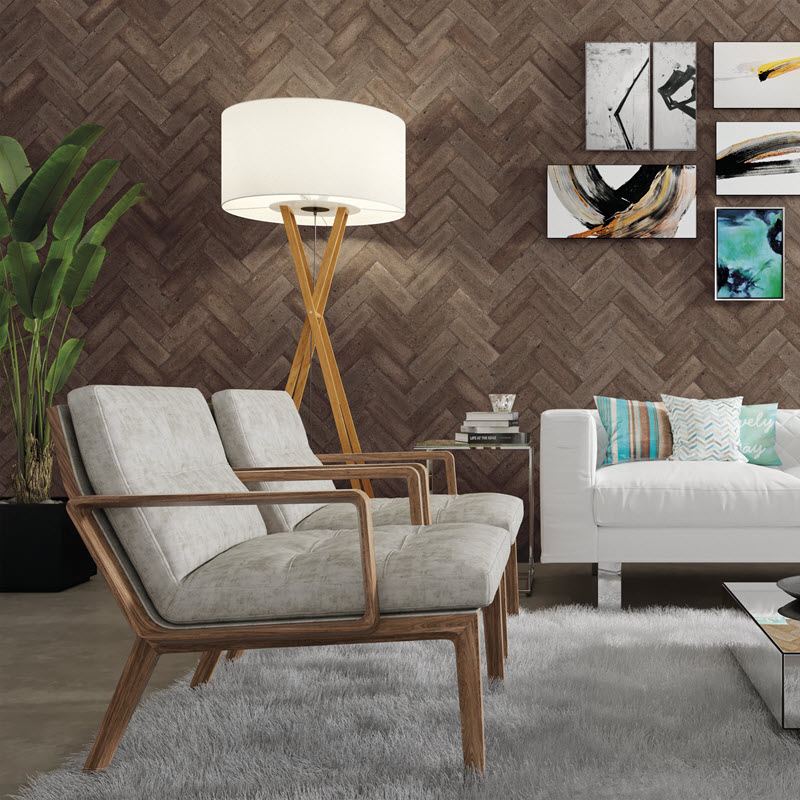 Warm and inviting tile walls