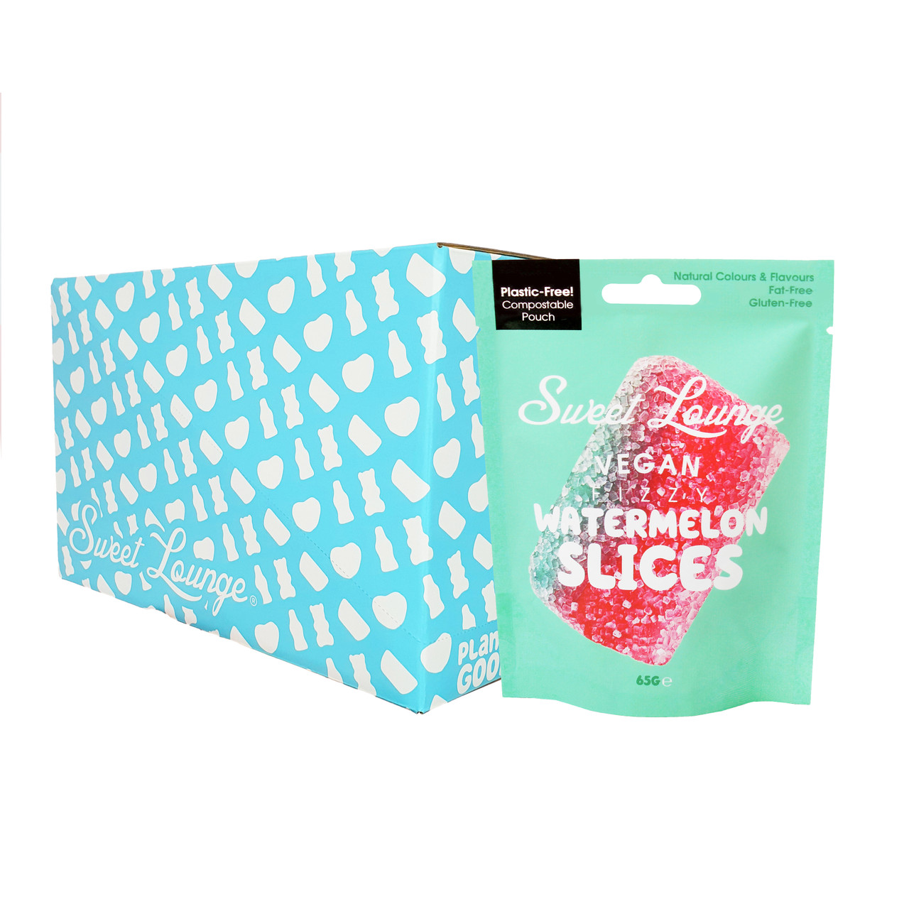 Plastic-free Vegan Watermelon Slices 65g | Sweet Lounge
