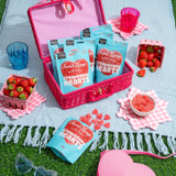 5x Vegan Fizzy Strawberry Hearts (Plastic-free) - 130g 5x Vegan Fizzy Strawberry Hearts (Plastic-free) - 130g