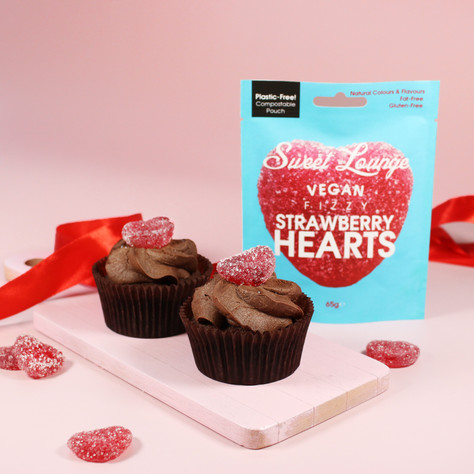 Perfect Chocolate Vegan Valentines Cupcakes
