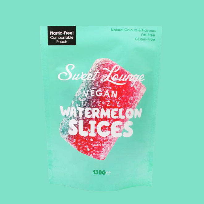 Plastic-free Vegan Watermelon Slices 65g | Sweet Lounge