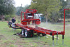 HD3238 sawmill sawing a yellow pine log
