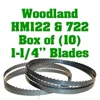 Woodland HM122 and 722 blades