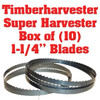 Box of 10 1-1/4" blades for Timberharvester Super Harvester Resaw