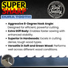 Super Sharp DuraTooth™ blade for LT40 — aggressive 8° hook, fast cutting, clean finish (1-1/4 x .042 x 7/8)