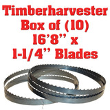 Box of 10 Blades 16'8" x 1-1/4" Timberharvester