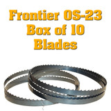 Frontier OS-23 bandsaw blades