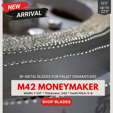 Best Bi-Metal Bandsaw Blades for Pallet Dismantling