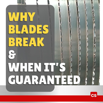 Why Blades Break & Why We Guarantee Our Welds