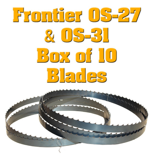 Bandsaw blades for Frontier OS-27 and OS-31