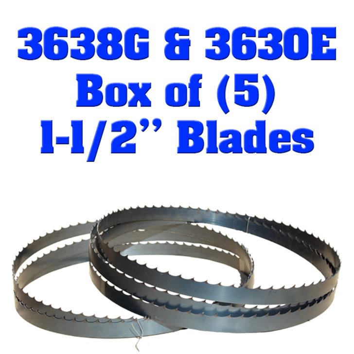 Box of 5 Blades 1-1/2" Baker 3638G & 3630E