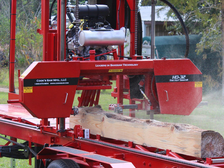 HD3238 portable sawmill sawing