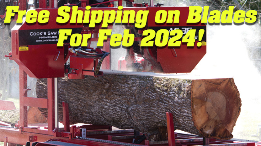 Free Shipping on Bandsaw Blades for Feb 2024 - Cook's Saw Store