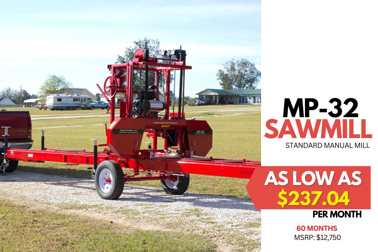 Pick Your Sawmill - All it takes 20% Down