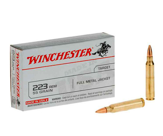 Winchester .223 55GR FMJ - 223K - 20 Round Box