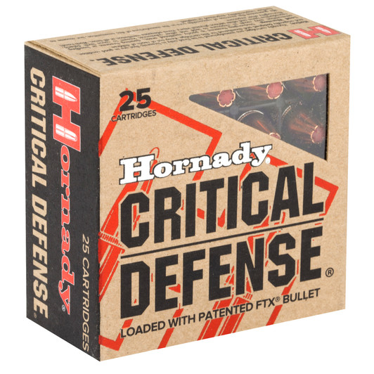 Hornady 9MM - 115GR - FTX HP - Critical Defense - 90250 - 25rd Box
