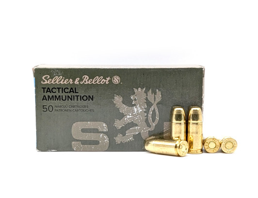 Sellier & Bellot  9MM  150GR FMJ - SUBSONIC - SB9SUBB - 50rd Box