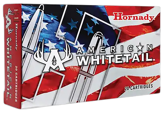 Hornady American Whitetail 7mm Remington Magnum 154 Grain InterLock SP Brass Cased - Rifle Ammo - 20RD Box - 80590