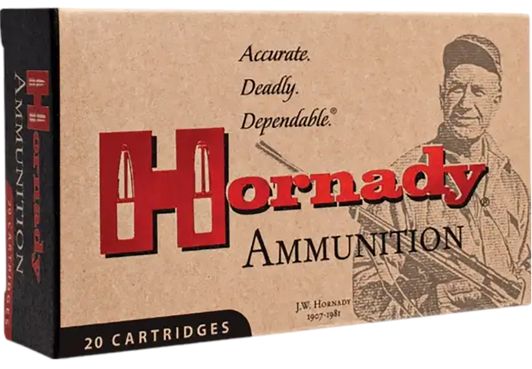 Hornady Match .338 Lapua Magnum 285 Grain Extremely Low Drag Match Brass Cased - Rifle Ammo - 20RD Box - 82300
