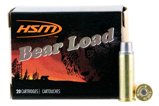 HSM - Bear Load -  .41 Remington Magnum 230 Grain Semi Wadcutter Brass Cased - Pistol Ammo  -  20RD Box