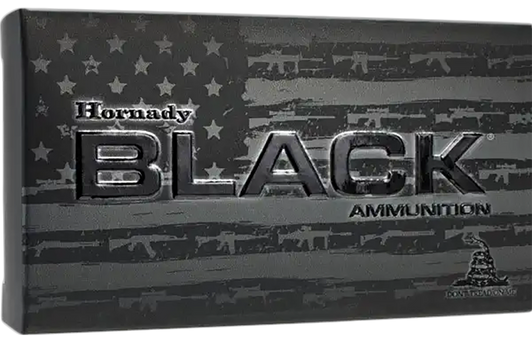 Hornady BLACK 6mm Creedmoor 105 Grain Boat-Tail Hollow Point Brass Cased - Rifle Ammo - 20RD Box - 81396