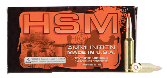 HSM Match .308 Win 168 Gr Sierra MatchKing HPBT - 20RD Box