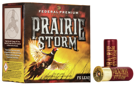 Federal Prairie Storm 12 Gauge 2.75in #4 Shot 1 1/4oz 1500FPS - Shotgun Ammo - 25RD Box - PFX154FS 4
