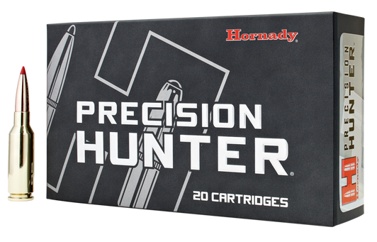 Hornady Precision Hunter 6mm ARC 103 Grain Jacketed Soft Point Brass Cased - Rifle Ammo - 20RD Box - 81602