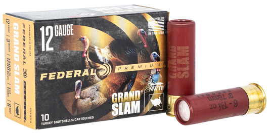 Federal Grand Slam 12 Gauge 1 3/4oz 3' Shotgun Ammo - 6 Shot - 10RD Box - PFCX157F 6