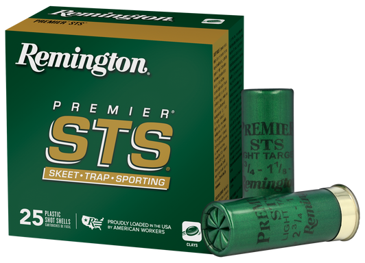 Remington Premier STS 12 Gauge 2-3/4in #7.5 1-1/8oz Target Shotshells - 25RD Box - #7.5
