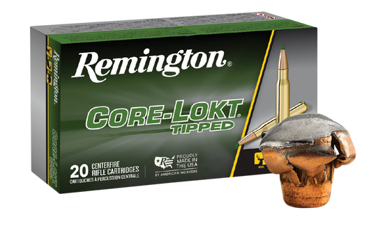 Remington .308 Winchester 150 Grains Core-Lokt Tipped Brass Cased - Rifle Ammo - 20RD Box - 29039