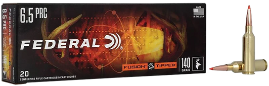 Federal 6.5 PRC 140 Grain Bonded Round Nose Tipped  - 20RD Box - F65PRCTFS1