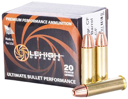 Lehigh Defense .357 Magnum 125 Grain Controlled Fracturing Brass - Pistol Ammo  -  20RD Box