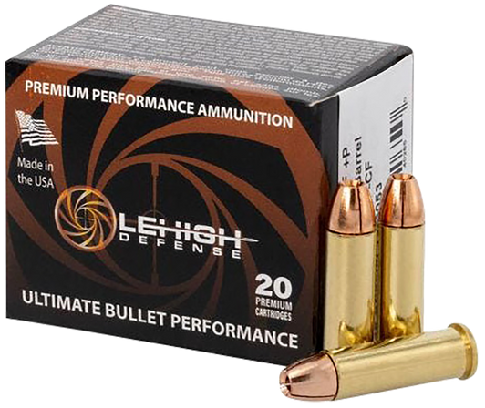 Lehigh Defense .38 Special 125 Grain Controlled Fracturing Brass - Pistol Ammo  -  20RD Box