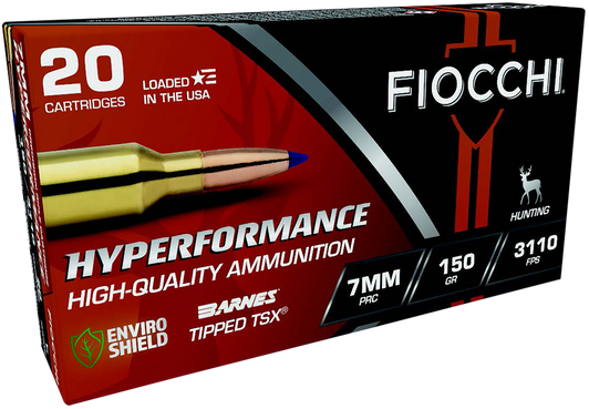 Fiocchi Hyperformance Hunt 7mm PRC - 150 Gr - Rifle Ammo - 20 Round - 7PRCTT