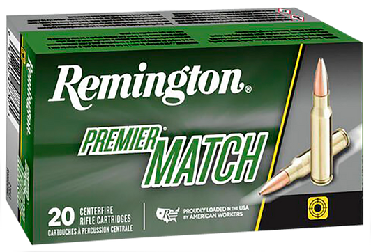 Remington Premier Match .300 AAC Blackout 125 Grain Sierra MatchKing Open Tip Match - Rifle Ammo 20RD Box 21503