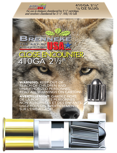 Brenneke Close Encounter - .410 Bore - 2 1/2" - 1/4 Oz. Slugs - 5RD Box