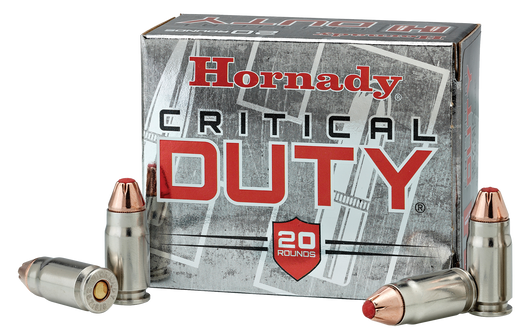 Hornady Critical Duty ..357 SIG 135 Grain FlexLock Brass Cased  -  Pistol Ammo  -  20RD Box - 91296
