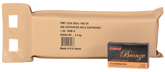 PMC .223 Rem 55 Gr - FMJBT - 200RD Battle Pack