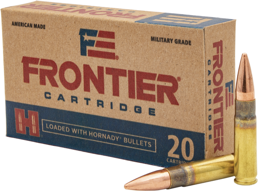 Hornady Frontier .300 AAC Blackout 125 Grain - FMJ - Brass Cased - Rifle Ammo - 20RD Box - FR400