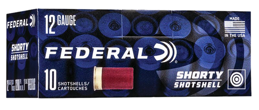 Federal Power Shok 12 Gauge 1oz Shorty Shotshells - Shotgun Ammo - Rifled Slug Shot - 10RD Box - SH129 RS