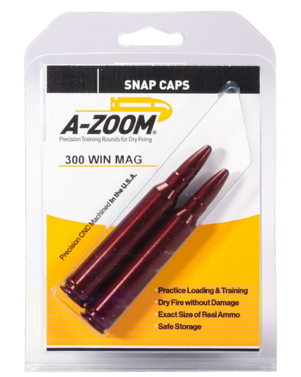 A-Zoom .300 Win Precision Snap Caps 2-Pack
