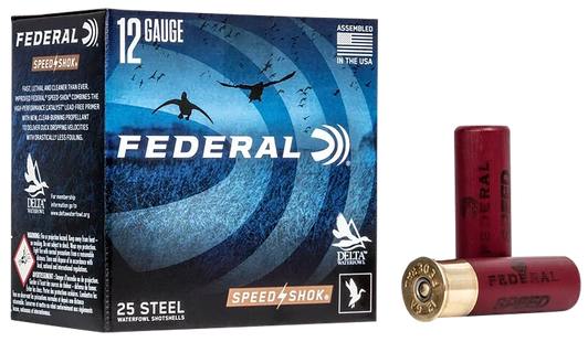 Federal Speed Shok 12 Gauge 1 1/8oz - 3in - Speed Shok - Shotgun Ammo - 2 Shot - 25RD Box - WF143 2