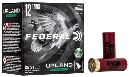 Federal Upland Steel 12 Gauge 1 1/8oz 2 3/4' Shotgun Ammo - 7.5 - 25RD Box - USH12 7.5