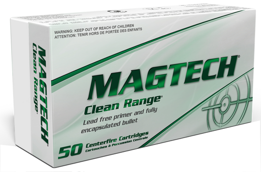 Magtech Clean Range 40 S&W 180 Gr Fully Encapsulated Bullet - Pistol Ammo  -  50RD Box - CR40A